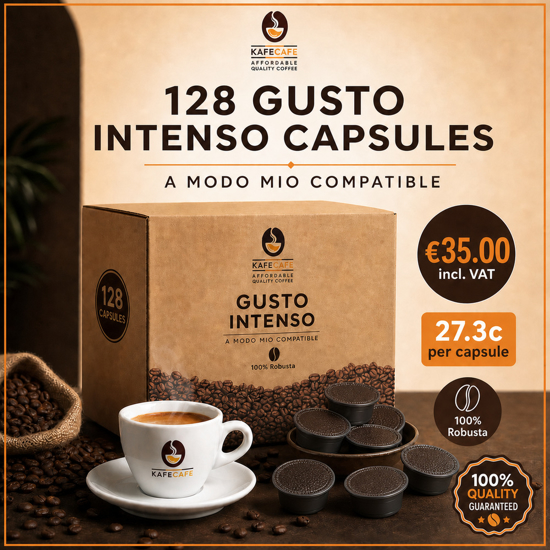 Picture of 128 Lavazza A Modo Mio compatible capsules